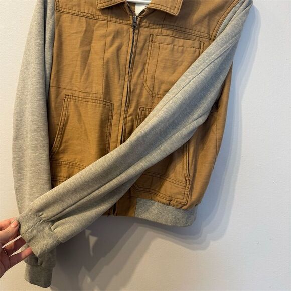 Anthropologie Hei Hei Women's Bomber Work Jacket Multicolor Size S Casual - Picture 5 of 7